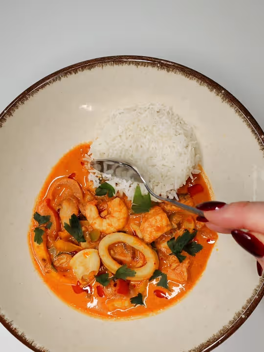 Portuguese seafood cataplana