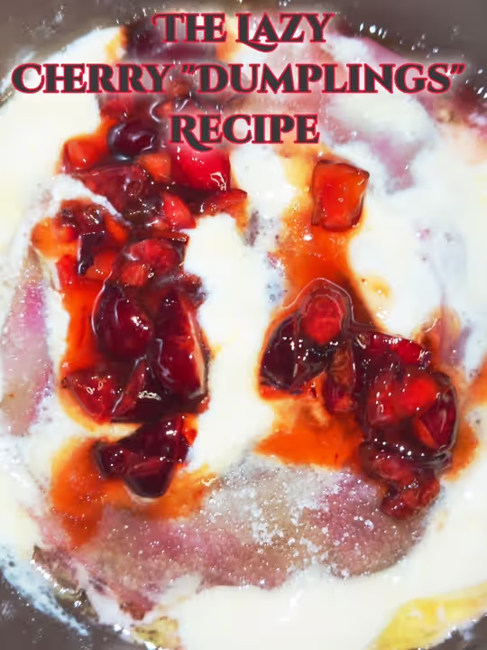 Cheat cherry vareniki