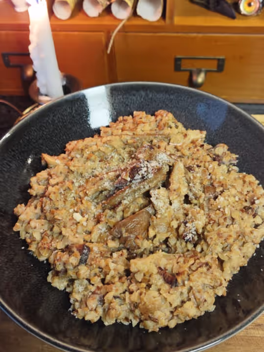 Forest buckwheat with truffle & guanciale